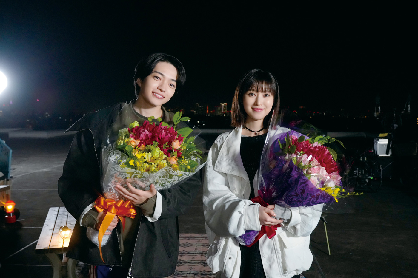 なにわ男子・西畑大吾×福本莉子W主演映画『時給三〇〇円の死神』メイキング映像＆写真解禁！雨のシーンの裏側が明らかに