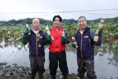 相葉雅紀が泥まみれで旬のれんこん収穫に奮闘！“落ち込んだとき”の過ごし方も明かす