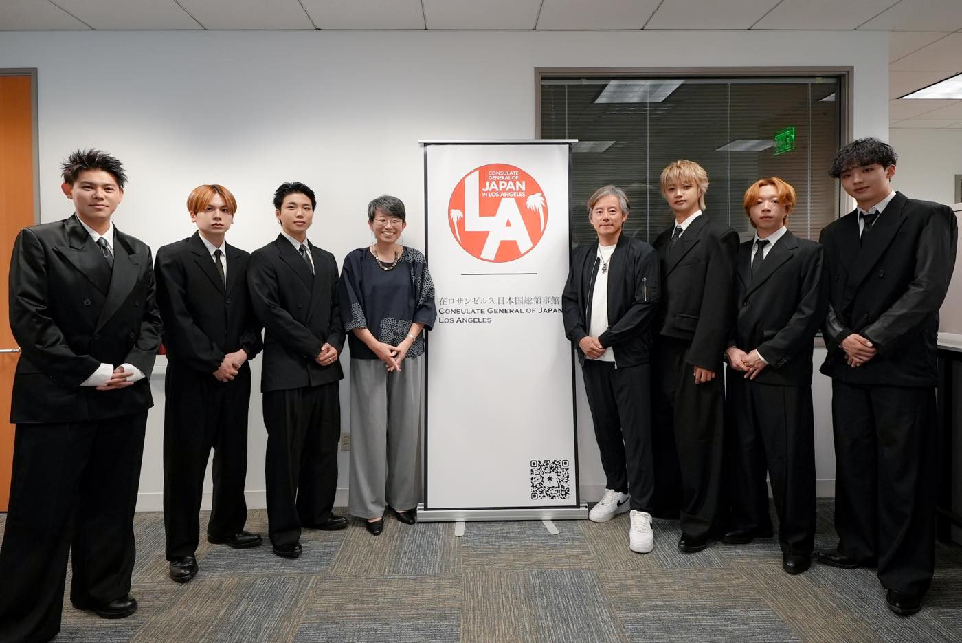 BE:FIRSTがロサンゼルス/ニューヨーク総領事館を表敬訪問！J-POPの未来について意見交換を実施
