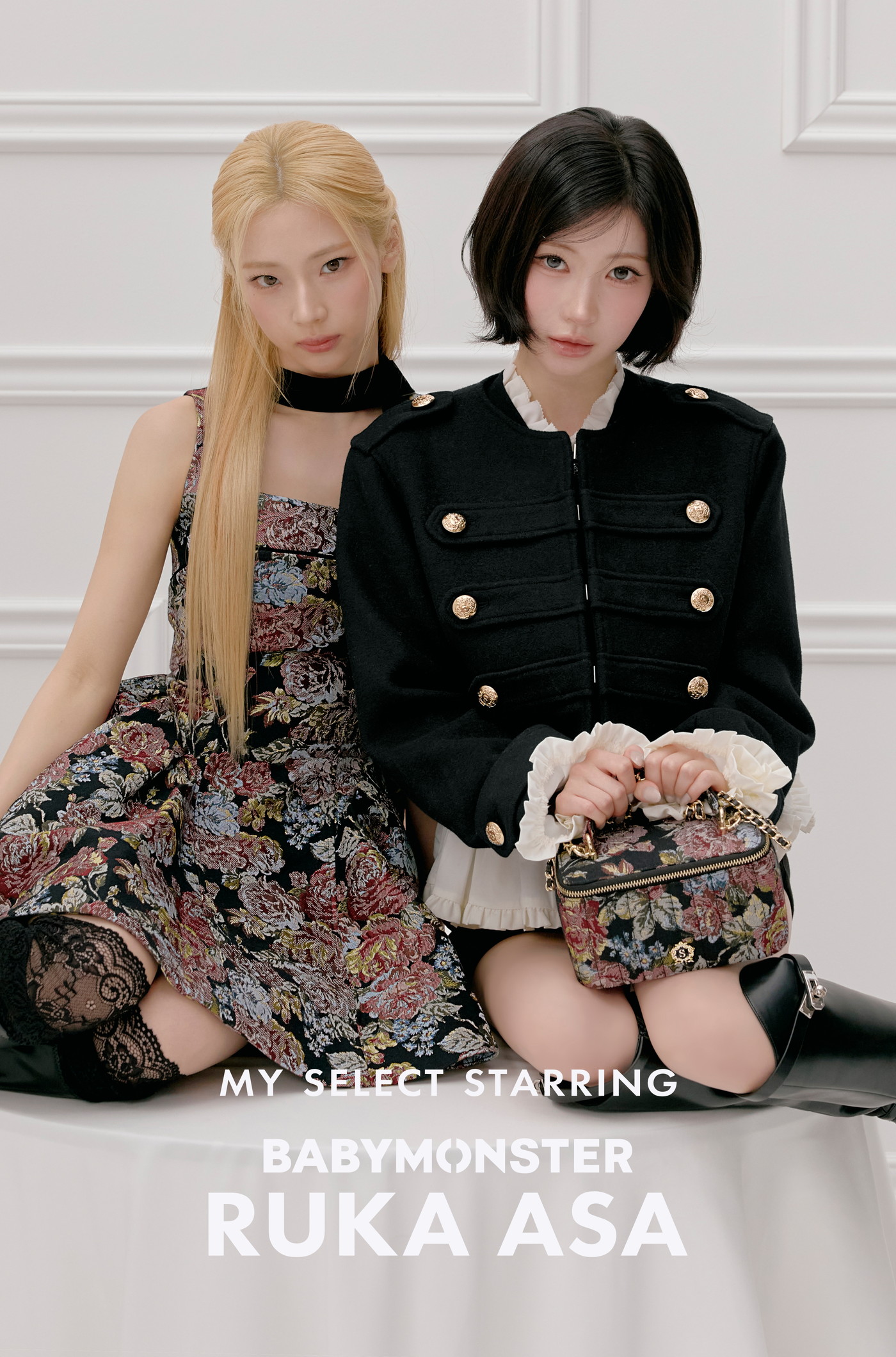 BABYMONSTER・RUKA＆ASA、SNIDELブランドアンバサダーとして冬ルックを披露